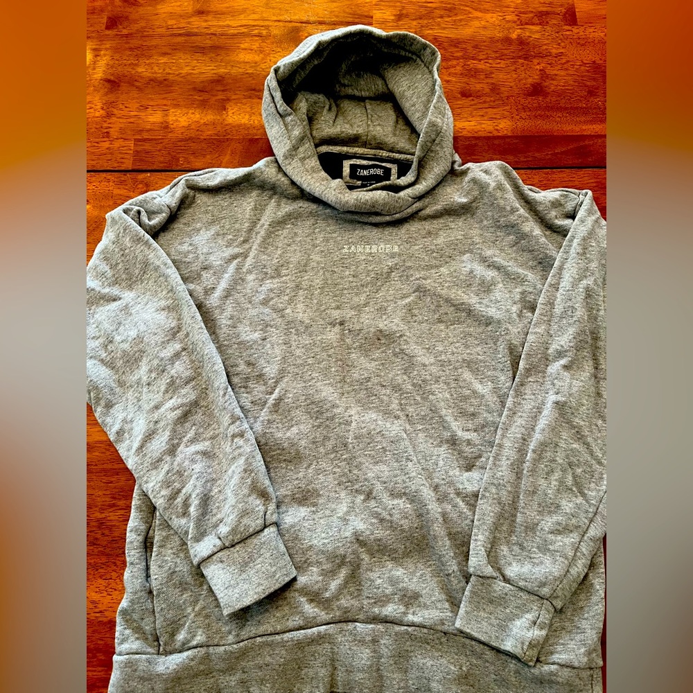 Heather grey men’s medium Zanerobe hoody